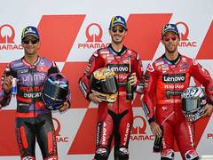 
      
      Bagnaia charges to groundbreaking pole as Marquez crashes
      
      