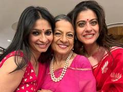 
      
      Kajol celebrates National Daughters Day with Nysa, Tanuja
      
      