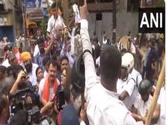 
      
      WB BJP leaders stage protest outside DC north office
      
      