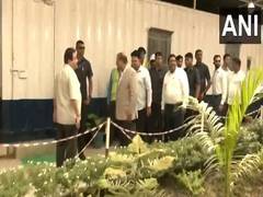 
      
      Jay Shah, Rajeev Shukla visit new stadium in Varanasi
      
      