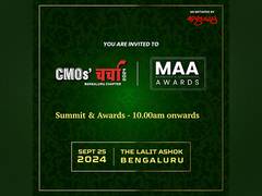 
      
      CMOs' Charcha 2024 Bengaluru chapter to redefine marketing 
      
      