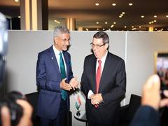 
      
      EAM Jaishankar meets Cuban counterpart Bruno Rodriguez
      
      