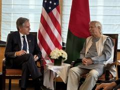 
      
      Blinken meets Yunus, holds fruitful discussions on deepening ties
      
      