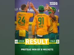 
      
      Rickelton shines as South Africa beat Ireland in 1st T20I
      
      