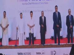 
      
      MK Stalin lays foundation stone for Tata Motors' new plant
      
      
