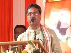 
      
      Tripura CM Saha attends blood donation camp
      
      