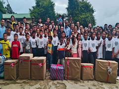 
      
      Assam Rifles celebrates foundation day of Kohima orphanage and de
      
      