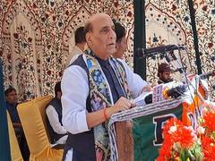 
      
      Rajnath Singh takes jibe at Pakistan in J-K
      
      