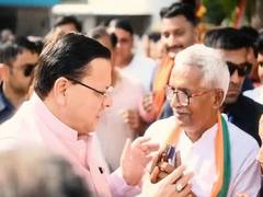 
      
      Uttrakhand CM Dhami predicts BJP hat-trick in Haryana
      
      