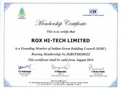 
      
      ROX Hi-Tech Becomes Founding Member of Indian Green Building
      
      