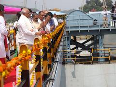 
      
      CM Bhupendra Patel pays homage to overflowing Narmada
      
      