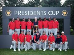 
      
      Theegala ties Byeong as US secures win over Int'ls Presidents Cup
      
      