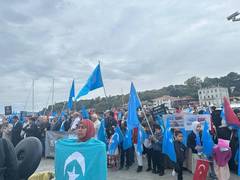 
      
      Uyghur diaspora protests against China’s National Day in Istanbul
      
      