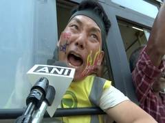 
      
      Tibetans hold protest outside Chinese embassy in Delhi
      
      