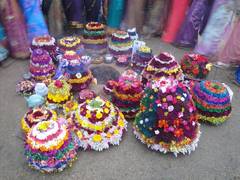 
      
      Telangana Governor, CM extend greetings on Bathukamma festival
      
      