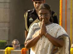 
      
      President Murmu, VP Dhankhar pay tribute to Mahatma Gandhi
      
      