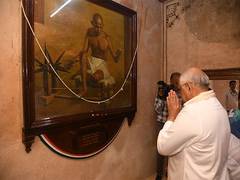 
      
      CM Bhupendra Patel pays floral tribute to Mahatama Gandhi at 
      
      
