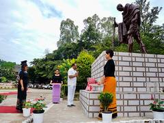 
      
      Mizoram Governor pays floral tributes Mahatma Gandhi anniversary
      
      