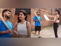 
      
      Anushka challenges hubby Virat to cricket match in funny video
      
      