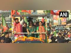 
      
      Haryana CM Nayab Singh Saini holds roadshow in Ladwa
      
      