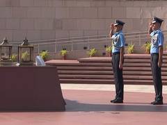 
      
      Air Marshal SP Dharkar pays tribute at National War Memorial
      
      
