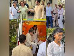 
      
      Aamir Khan attend his first wife Reena's father's last rites
      
      