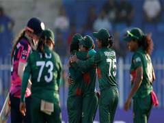 
      
      Bangladesh kickstart ICC Women's T20 WC with win over Scotland
      
      