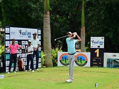 
      
      Angad Cheema rises to top with personal best 10-under 61 on day-2
      
      