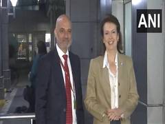 
      
      Argentina FM Diana Mondino reaches India 
      
      