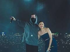 
      
      Alia Bhatt  joins Grammy-winning DJ Alan Walker on stage
      
      