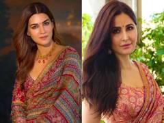 
      
      Katrina, Kriti Sanon flaunt their love for sarees
      
      