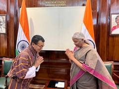
      
      FM Sitharaman meets Bhutanese counterpart
      
      