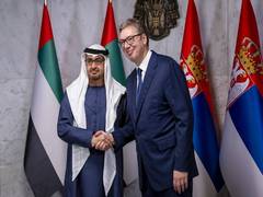 
      
      UAE, Serbian Presidents discuss strengthening partnership 
      
      