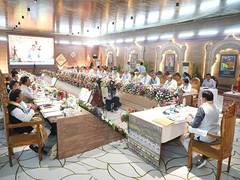 
      
      MP: CM Mohan Yadav chairs cabinet meeting in Damoh
      
      