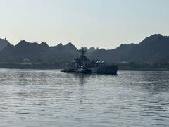 
      
      Indian Navy ships arrives in Muscat
      
      
