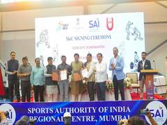 
      
      Maharashtra Govt, SAI sign MoU to build sports complex in Mumbai
      
      