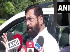 
      
      Maharashtra CM Shinde arrives to attend review meeting with CMs
      
      
