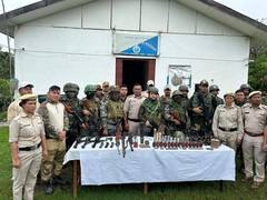 
      
      Manipur: Security forces recover arms and ammunition 
      
      