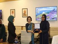 
      
      Maldives First Lady visits FSSAI headquarters
      
      