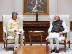 
      
      Andhra CM Naidu meets PM Modi in Delhi
      
      