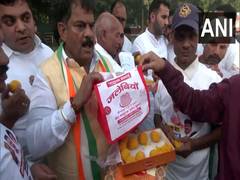 
      
      Congress workers celebrate as party leads in early trends
      
      