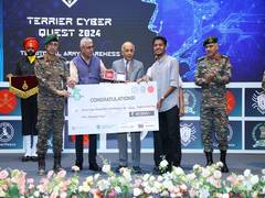 
      
      Lieutenant General N. S. Raja Honours Winners of Cyber Quest
      
      