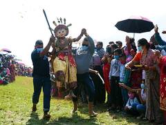 
      
      Medieval Nepali town celebrates 'Jatra' in place of Dashain
      
      