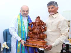 
      
      N. Chandrababu Naidu holds meeting with HM Amit Shah
      
      