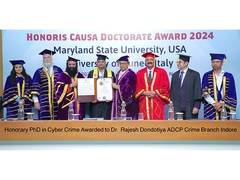 
      
      Honorary Doctorate Conferred to Dr. Rajesh Dandotiya
      
      