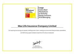 
      
      Max Life Recognized Among India's Best Workplaces for DEIB
      
      
