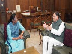 
      
      PT Usha expresses her feeling after meeting UK CM
      
      