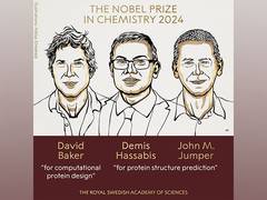 
      
      Nobel Prize in Chemistry to David Baker, Demis Hassabis, John
      
      