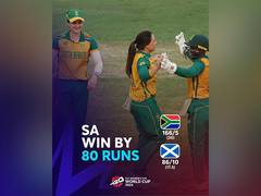 
      
      ICC Women's T20 WC: South Africa keep semis chances alive
      
      