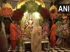 
      
      Devotees offer prayers, perform Aarti at Ambaji Temple in Surat 
      
      